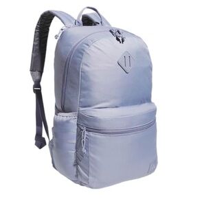 adidas 3-Stripe Classic Backpack Women Laptop Sleeve Silver Violet Purple